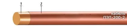 Кабель ПЭТ-200-2 1,18